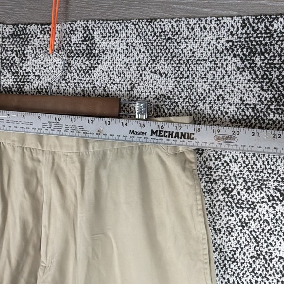 Vintage Polo Ralph Lauren Silk Blend Chino Pants Mens 36/33 (FITS 35 X 31) Beige - Picture 6 of 10